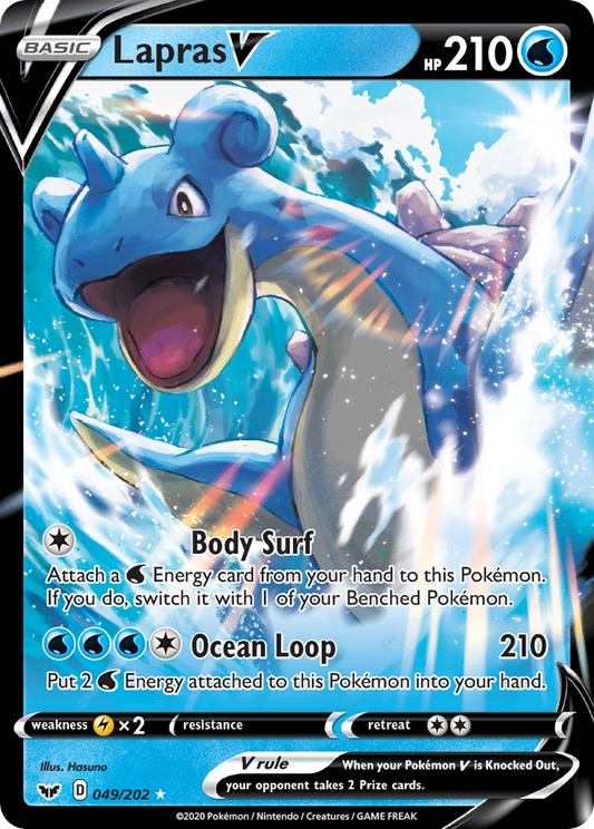 Lapras V - 49/202 Sword & Shield