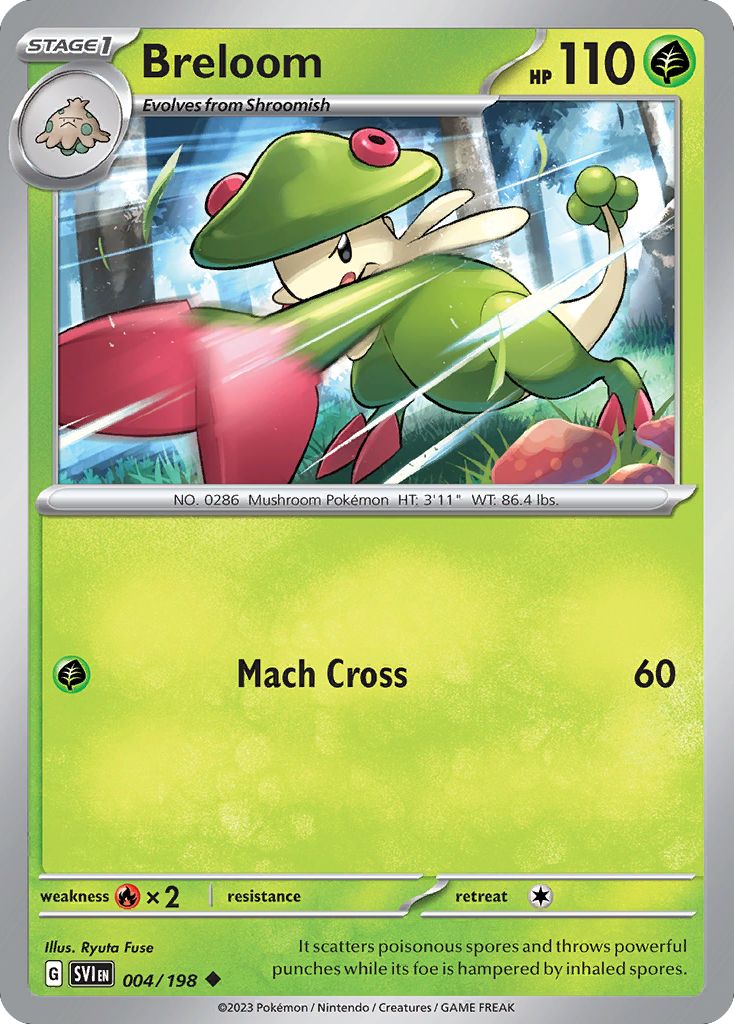 Breloom - 4/198 Scarlet & Violet