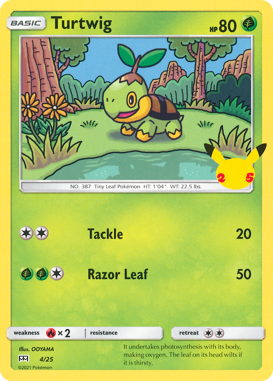 Turtwig - 4/25 McDonald's Collection 2021