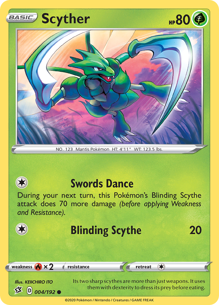 Scyther - 4/192 Rebel Clash