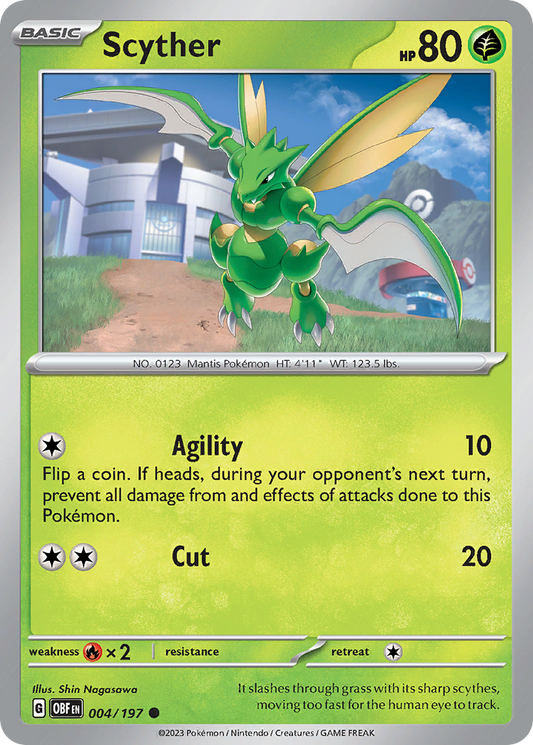 Scyther - 4/197 Obsidian Flames