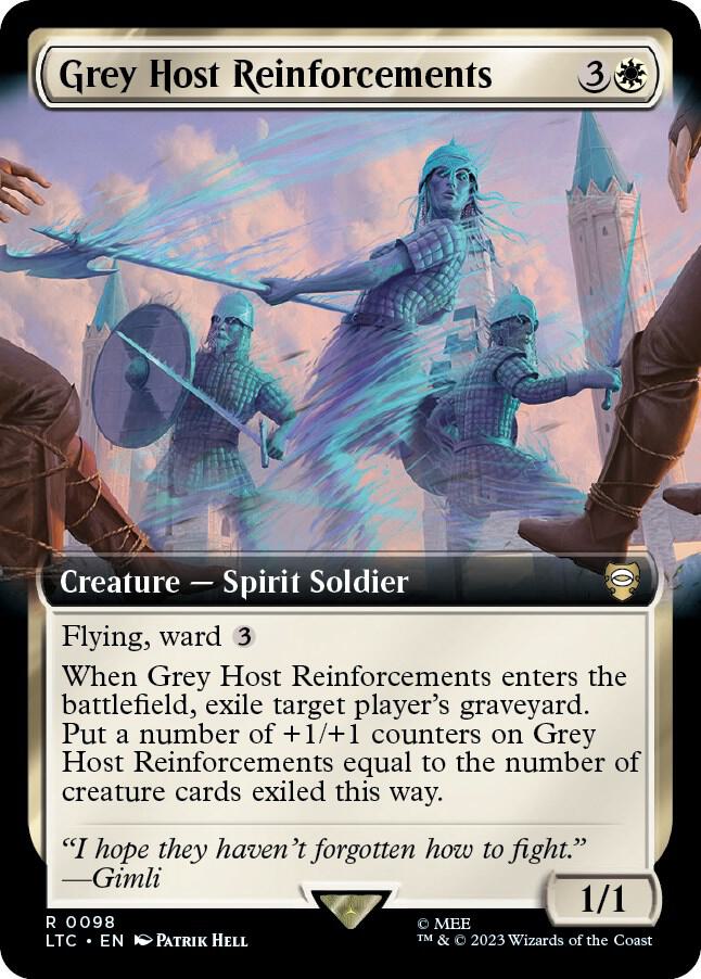 Grey Host Reinforcements (Extended Art) [Commander: The Lord of the Rings: Tales of Middle-earth] 98