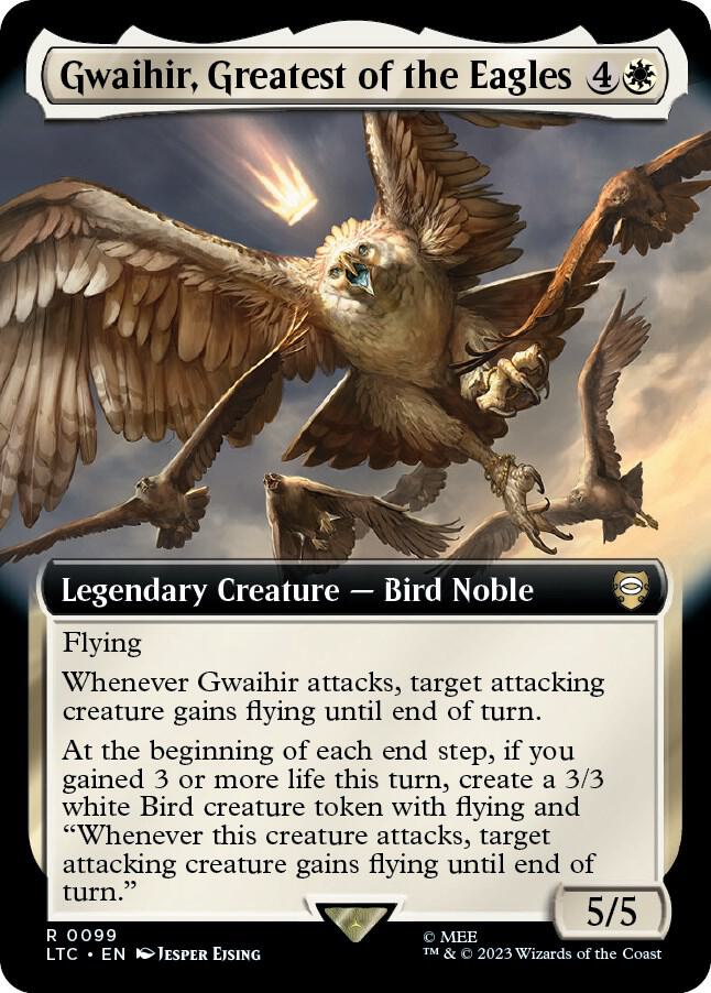 Gwaihir, Greatest of the Eagles (Extended Art) [Commander: The Lord of the Rings: Tales of Middle-earth] 99