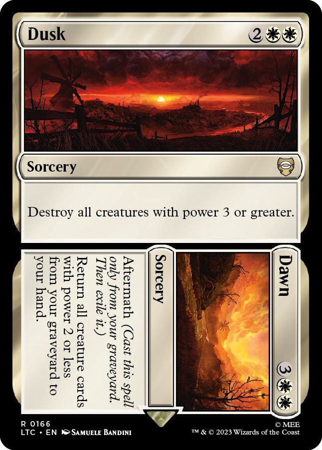 Dusk // Dawn [Commander: The Lord of the Rings: Tales of Middle-earth] 166