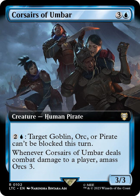 Corsairs of Umbar (Extended Art) [Commander: The Lord of the Rings: Tales of Middle-earth] 102