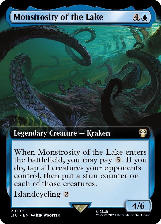 Monstrosity of the Lake (Extended Art) [Commander: The Lord of the Rings: Tales of Middle-earth] 105