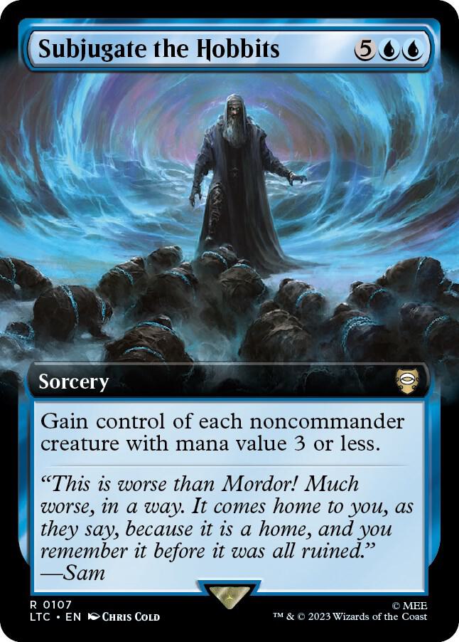 Subjugate the Hobbits (Extended Art) [Commander: The Lord of the Rings: Tales of Middle-earth] 107