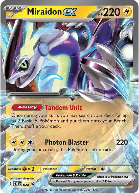 Miraidon ex - 028 [SV: Scarlet & Violet Promo Cards] 028