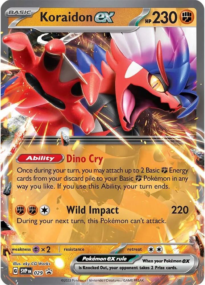 Koraidon ex - 029 [SV: Scarlet & Violet Promo Cards] 029