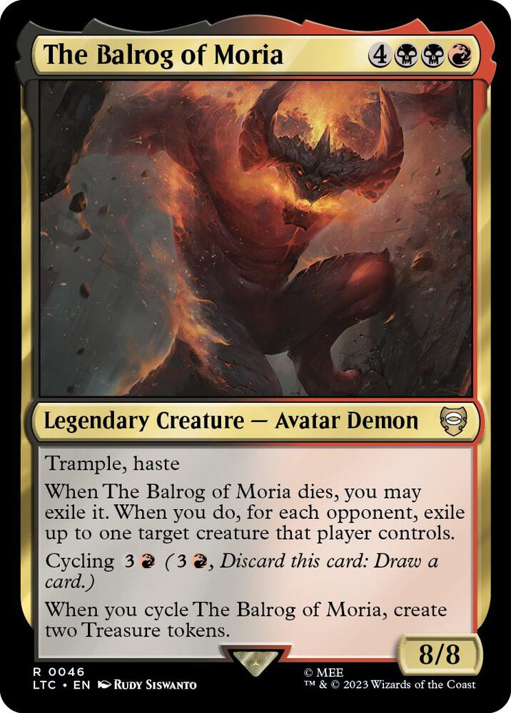The Balrog of Moria [Commander: The Lord of the Rings: Tales of Middle-earth] 46
