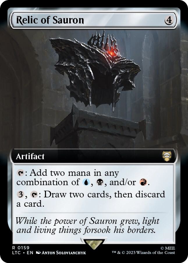 Relic of Sauron (Extended Art) [Commander: The Lord of the Rings: Tales of Middle-earth] 159