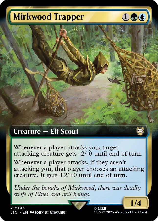 Mirkwood Trapper (Extended Art) [Commander: The Lord of the Rings: Tales of Middle-earth] 144
