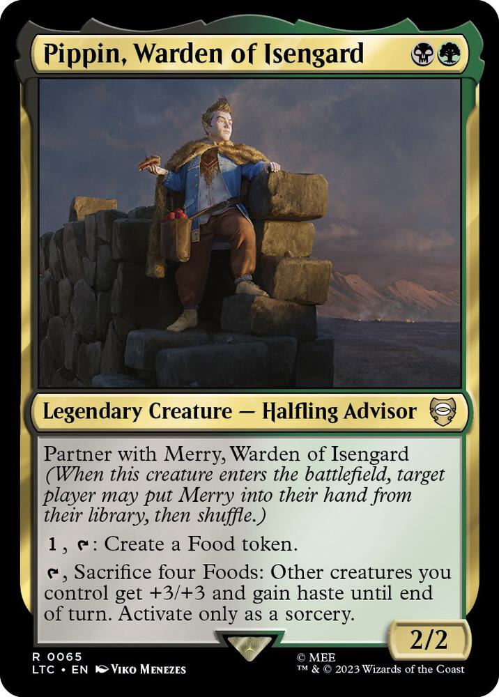 Pippin, Warden of Isengard [Commander: The Lord of the Rings: Tales of Middle-earth] 65