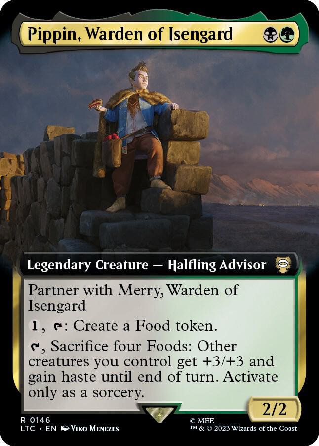 Pippin, Warden of Isengard (Extended Art) [Commander: The Lord of the Rings: Tales of Middle-earth] 146