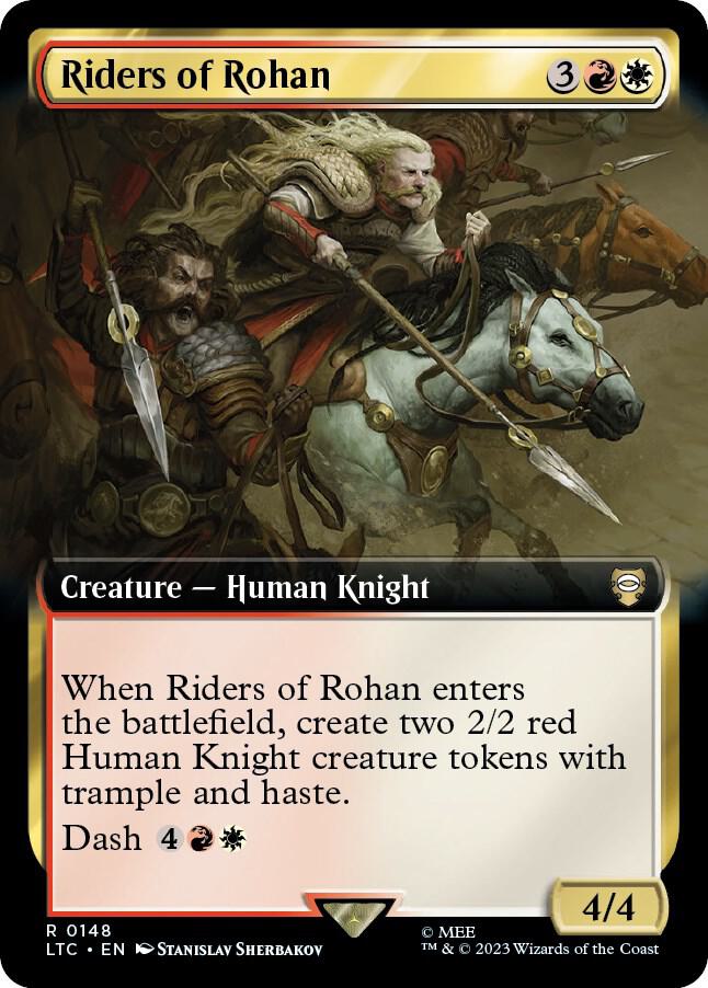Riders of Rohan (Extended Art) [Commander: The Lord of the Rings: Tales of Middle-earth] 148