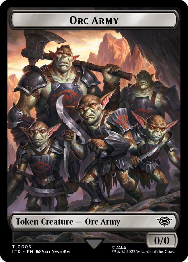 Orc Army Token (0005) [Universes Beyond: The Lord of the Rings: Tales of Middle-earth] 5