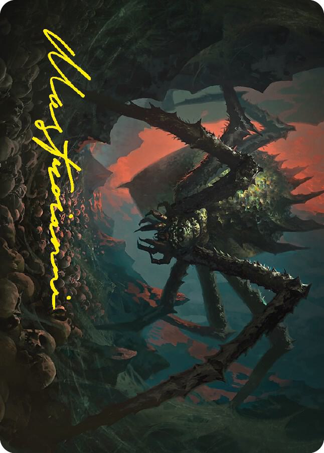 Shelob, Child of Ungoliant Art Card (Gold-Stamped Signature) [Art Series: Universes Beyond: The Lord of the Rings: Tales of Middle-earth] 23
