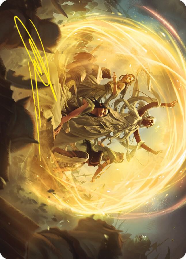 Heroic Intervention Art Card (Gold-Stamped Signature) [Art Series: Universes Beyond: The Lord of the Rings: Tales of Middle-earth] 73