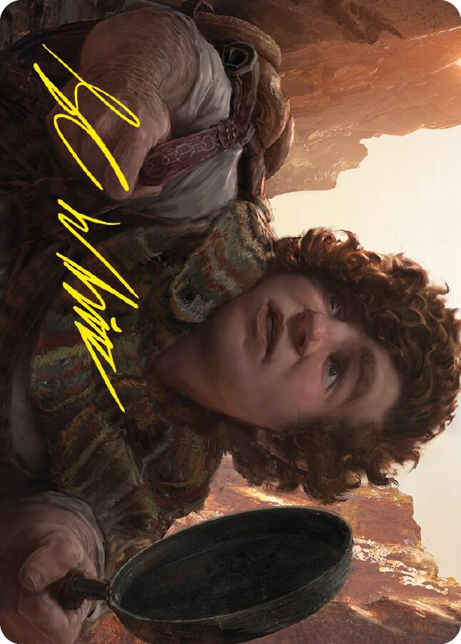 Sam, Loyal Attendant Art Card (Gold-Stamped Signature) [Art Series: Universes Beyond: The Lord of the Rings: Tales of Middle-earth] 58