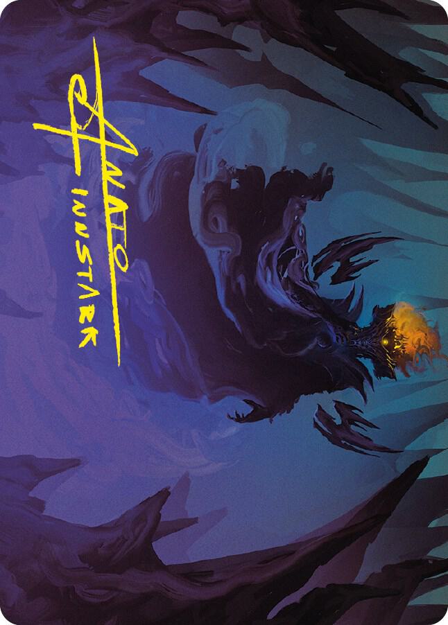 Sauron, the Necromancer Art Card (Gold-Stamped Signature) [Art Series: Universes Beyond: The Lord of the Rings: Tales of Middle-earth] 42