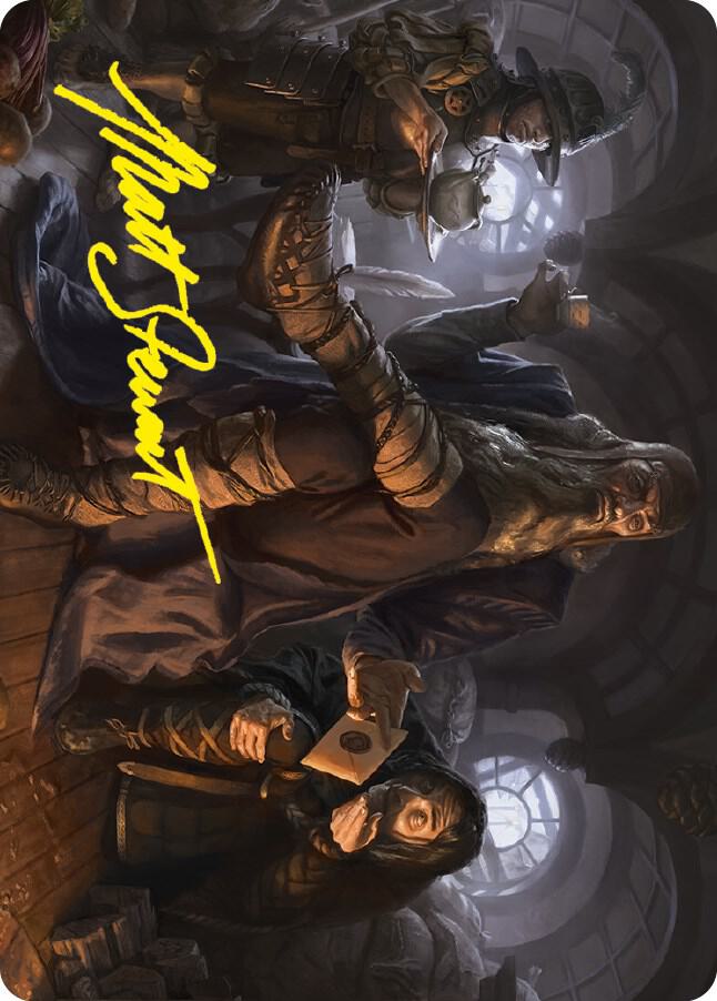 Sharkey, Tyrant of the Shire Art Card (Gold-Stamped Signature) [Art Series: Universes Beyond: The Lord of the Rings: Tales of Middle-earth] 22