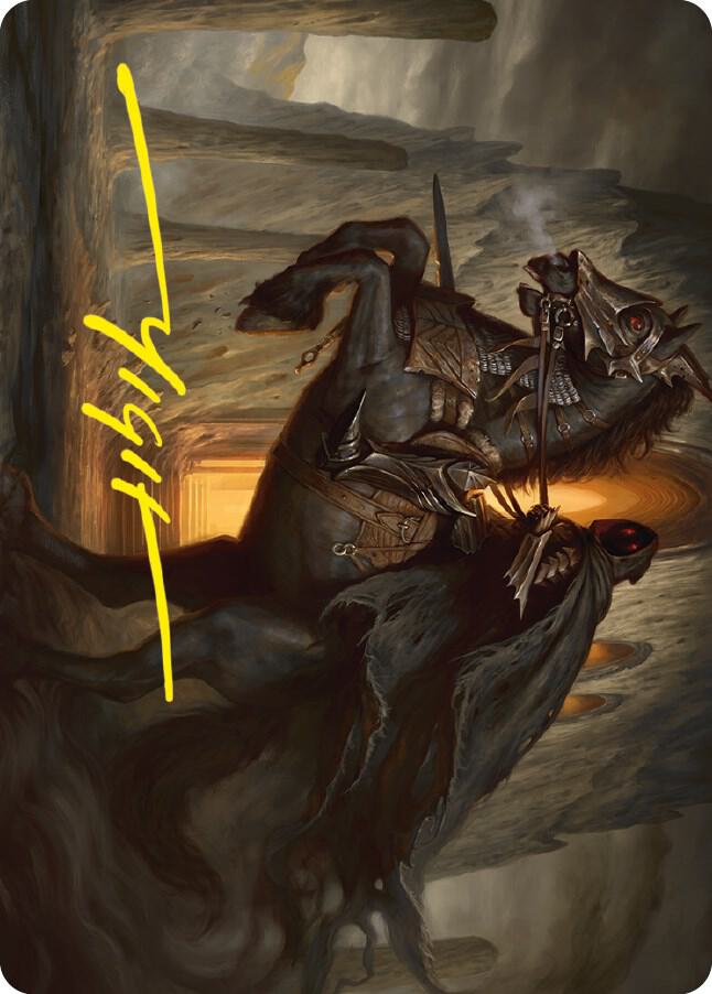 Nazgul Art Card (Gold-Stamped Signature) [Art Series: Universes Beyond: The Lord of the Rings: Tales of Middle-earth] 53