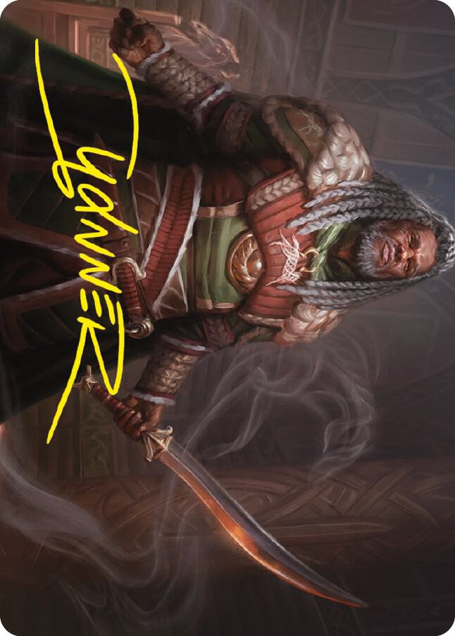 Theoden, King of Rohan Art Card (Gold-Stamped Signature) [Art Series: Universes Beyond: The Lord of the Rings: Tales of Middle-earth] 25