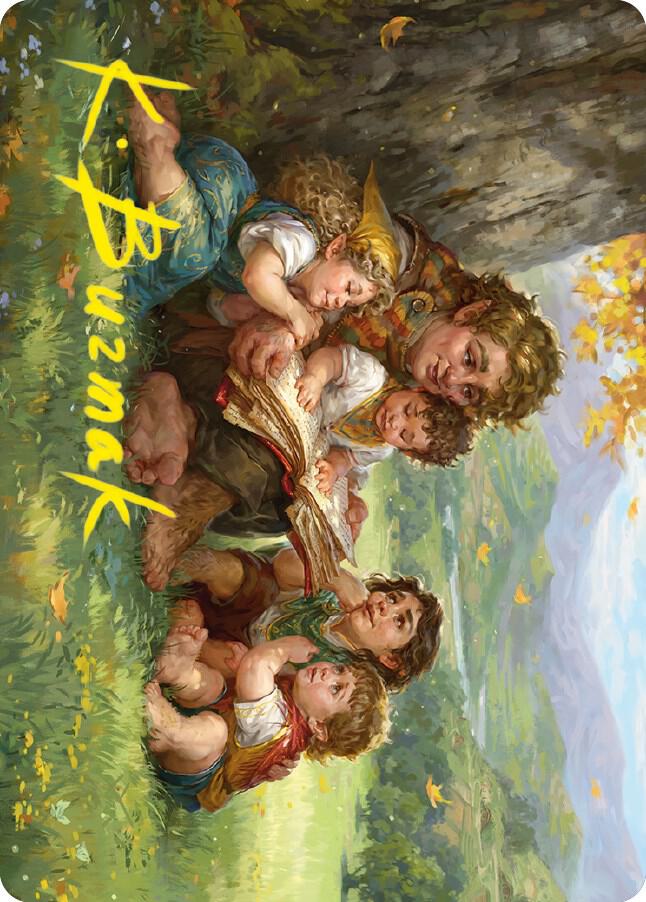 Samwise Gamgee Art Card (19/81) (Gold-Stamped Signature) [Art Series: Universes Beyond: The Lord of the Rings: Tales of Middle-earth] 19