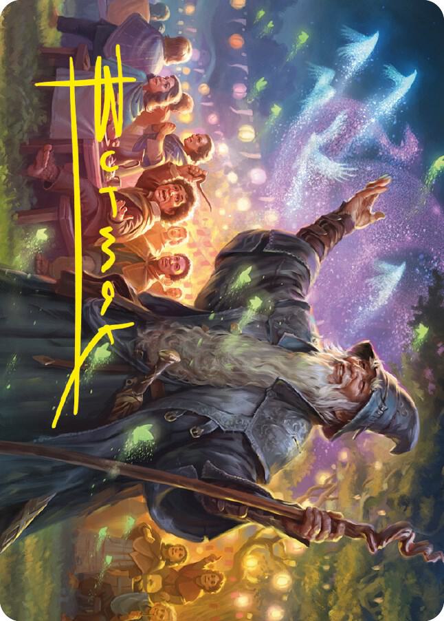 Gandalf, Friend of the Shire Art Card (Gold-Stamped Signature) [Art Series: Universes Beyond: The Lord of the Rings: Tales of Middle-earth] 5