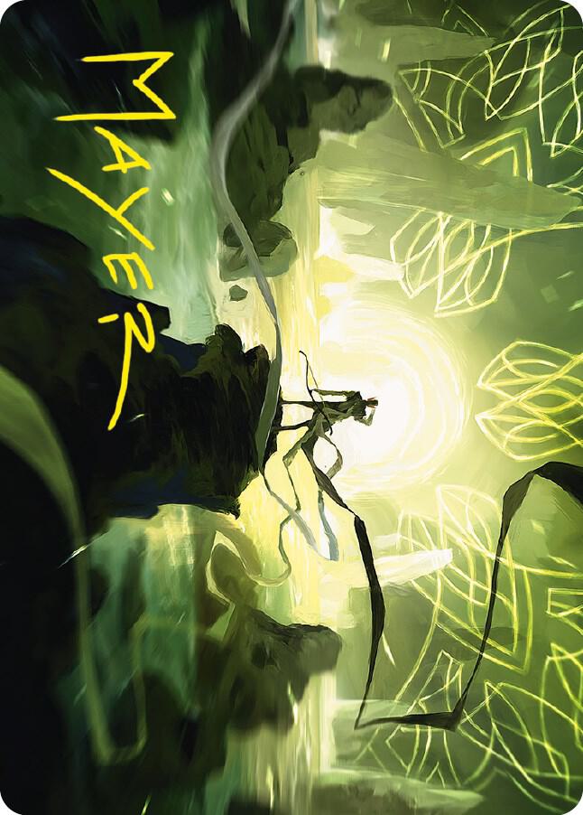 Legolas, Master Archer Art Card (Gold-Stamped Signature) [Art Series: Universes Beyond: The Lord of the Rings: Tales of Middle-earth] 45