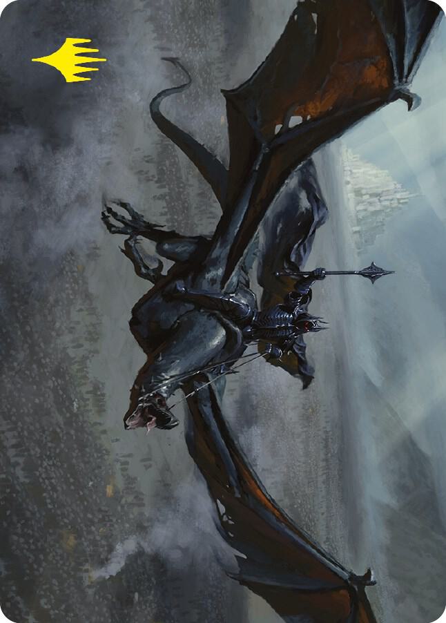 Lord of the Nazgul Art Card (Gold-Stamped Signature) [Art Series: Universes Beyond: The Lord of the Rings: Tales of Middle-earth] 64