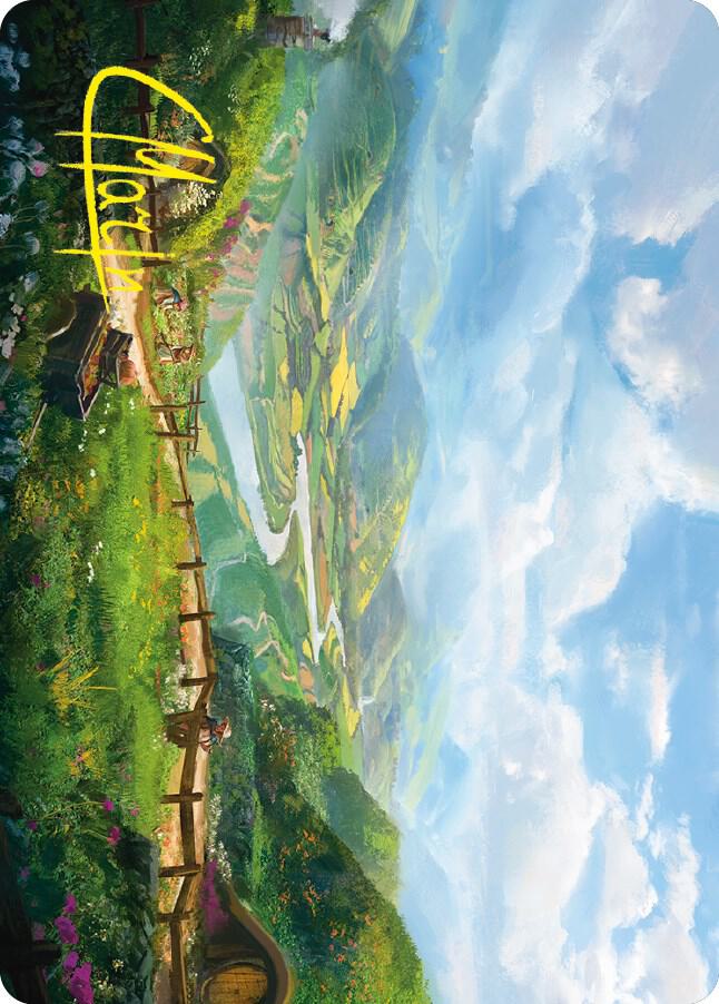 Plains Art Card (Gold-Stamped Signature) [Art Series: Universes Beyond: The Lord of the Rings: Tales of Middle-earth] 30