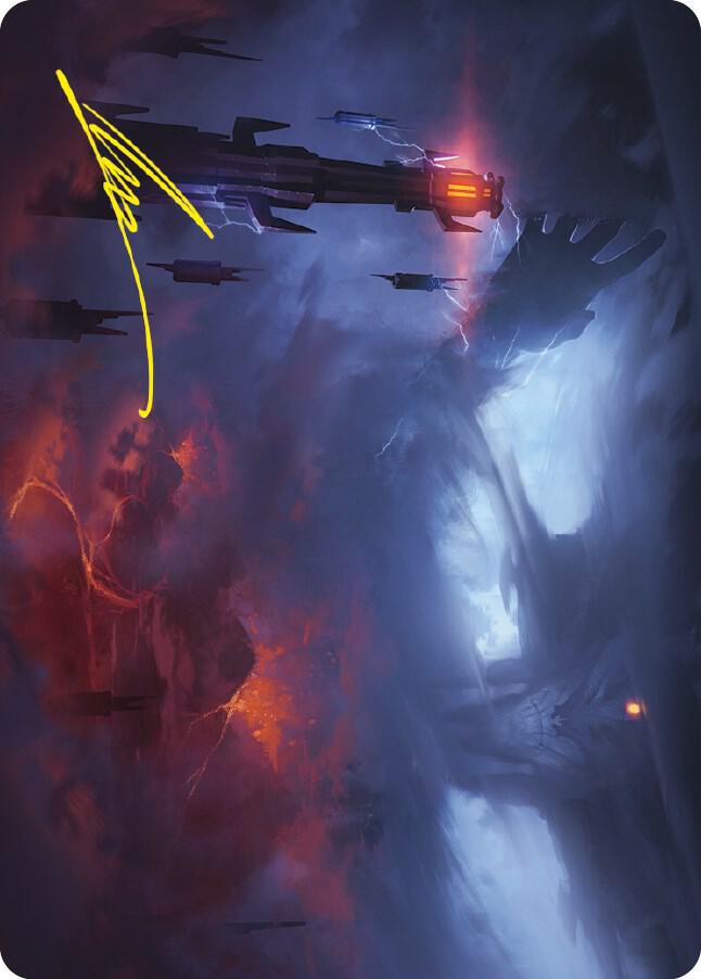 Shadow of the Enemy Art Card (Gold-Stamped Signature) [Art Series: Universes Beyond: The Lord of the Rings: Tales of Middle-earth] 8