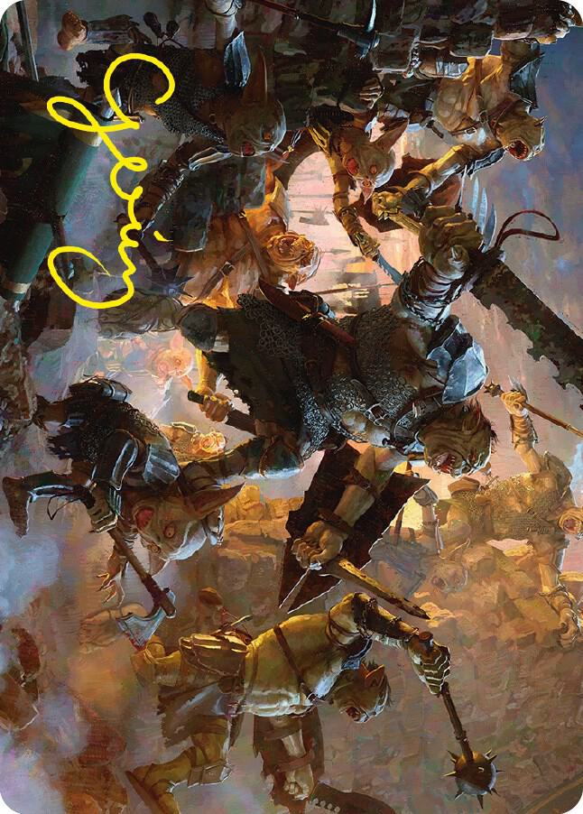 Thrill of Possibility Art Card (Gold-Stamped Signature) [Art Series: Universes Beyond: The Lord of the Rings: Tales of Middle-earth] 71