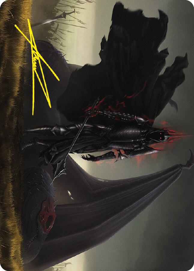 Witch-king of Angmar Art Card (Gold-Stamped Signature) [Art Series: Universes Beyond: The Lord of the Rings: Tales of Middle-earth] 43