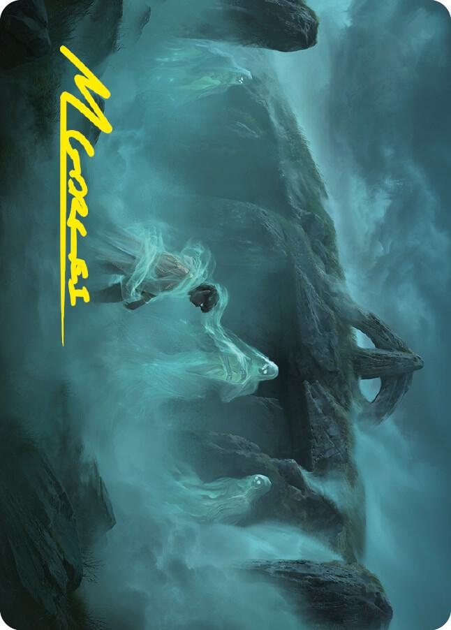 Fog on the Barrow-Downs Art Card (Gold-Stamped Signature) [Art Series: Universes Beyond: The Lord of the Rings: Tales of Middle-earth] 2