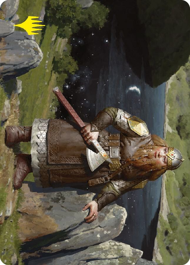 Mirrormere Guardian Art Card (Gold-Stamped Signature) [Art Series: Universes Beyond: The Lord of the Rings: Tales of Middle-earth] 12
