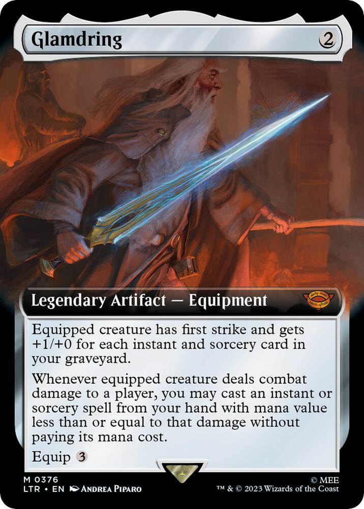 Glamdring (Extended Art) [Universes Beyond: The Lord of the Rings: Tales of Middle-earth] 376