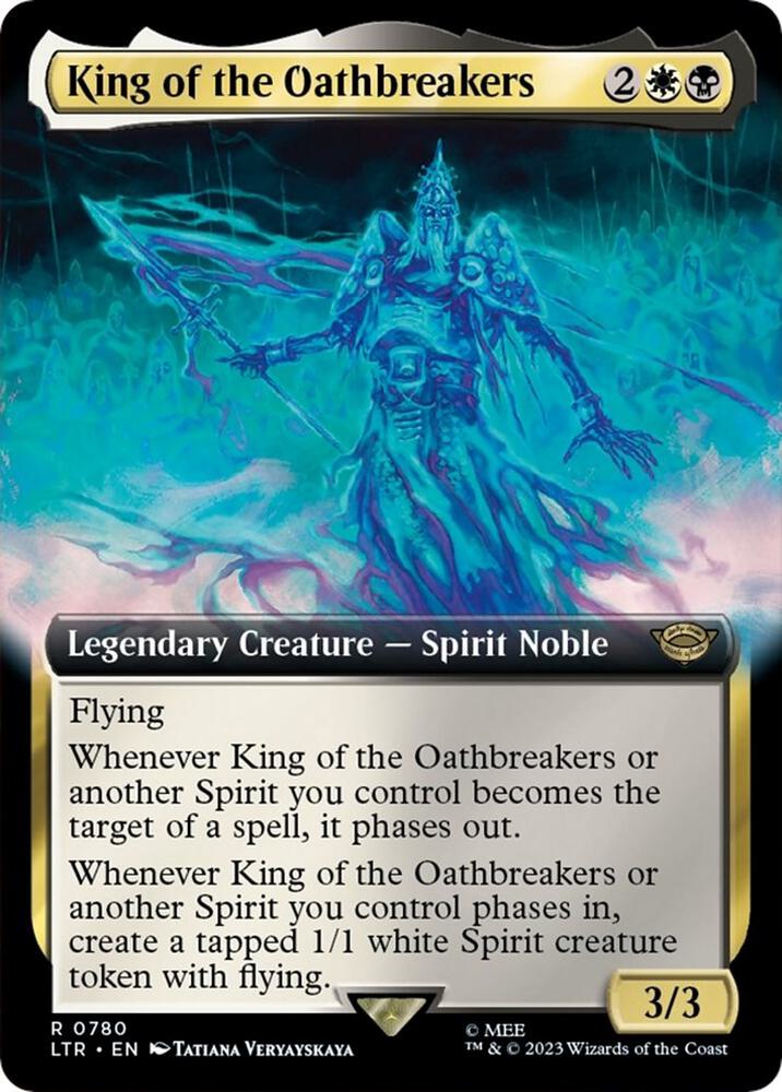 King of the Oathbreakers (Extended Art) (Surge Foil) [Universes Beyond: The Lord of the Rings: Tales of Middle-earth] 780