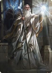 Gandalf the White Art Card [Art Series: Universes Beyond: The Lord of the Rings: Tales of Middle-earth] 3