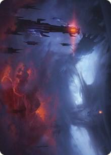 Shadow of the Enemy Art Card [Art Series: Universes Beyond: The Lord of the Rings: Tales of Middle-earth] 8