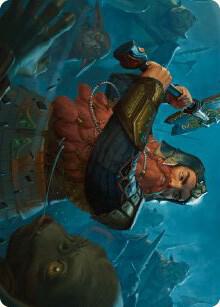 Gimli, Counter of Kills Art Card (10/81) [Art Series: Universes Beyond: The Lord of the Rings: Tales of Middle-earth] 10