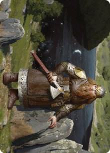 Mirrormere Guardian Art Card [Art Series: Universes Beyond: The Lord of the Rings: Tales of Middle-earth] 12