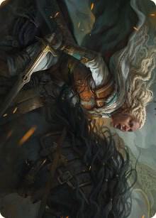 Eowyn, Fearless Knight Art Card [Art Series: Universes Beyond: The Lord of the Rings: Tales of Middle-earth] 15