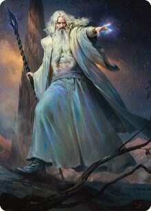 Saruman of Many Colors Art Card [Art Series: Universes Beyond: The Lord of the Rings: Tales of Middle-earth] 20
