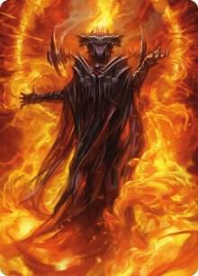 Sauron, the Dark Lord Art Card [Art Series: Universes Beyond: The Lord of the Rings: Tales of Middle-earth] 21