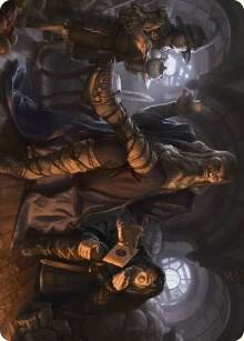 Sharkey, Tyrant of the Shire Art Card [Art Series: Universes Beyond: The Lord of the Rings: Tales of Middle-earth] 22