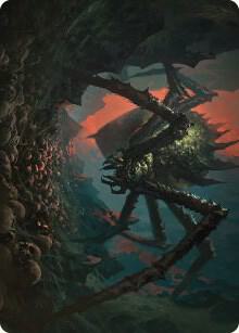 Shelob, Child of Ungoliant Art Card [Art Series: Universes Beyond: The Lord of the Rings: Tales of Middle-earth] 23