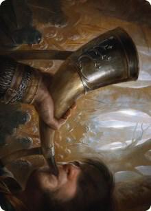 Horn of Gondor Art Card [Art Series: Universes Beyond: The Lord of the Rings: Tales of Middle-earth] 29