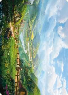 Plains Art Card [Art Series: Universes Beyond: The Lord of the Rings: Tales of Middle-earth] 30